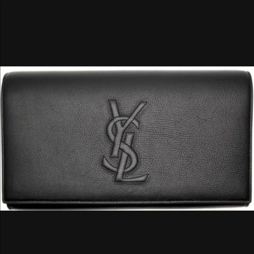 Ysl black clutch